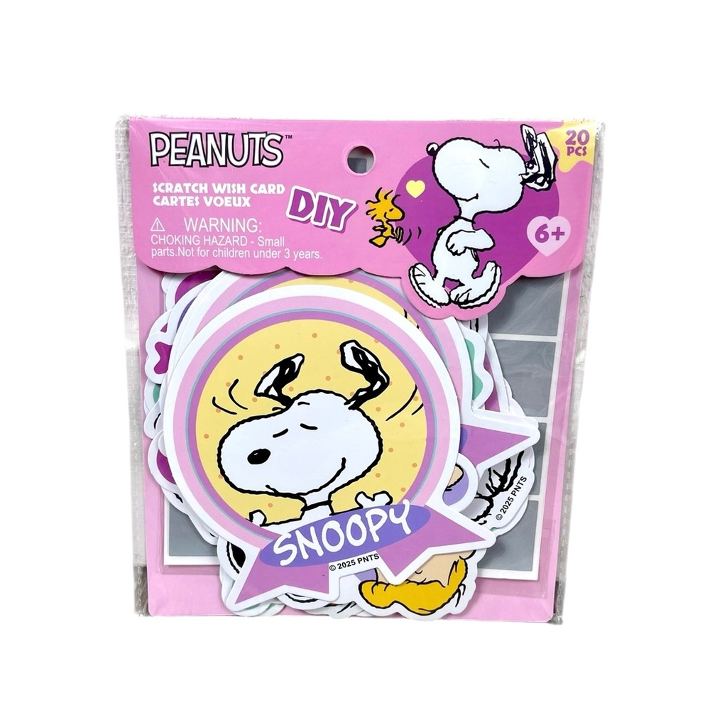 Peanuts Snoopy DIY Scratch Cards